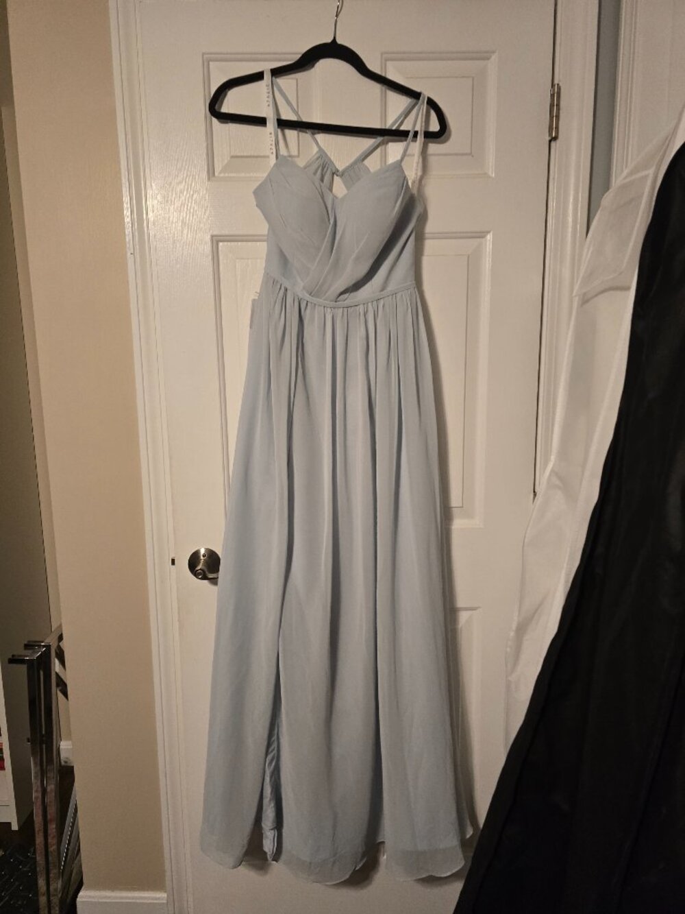 Azazie a4 mist bridesmaids dress
